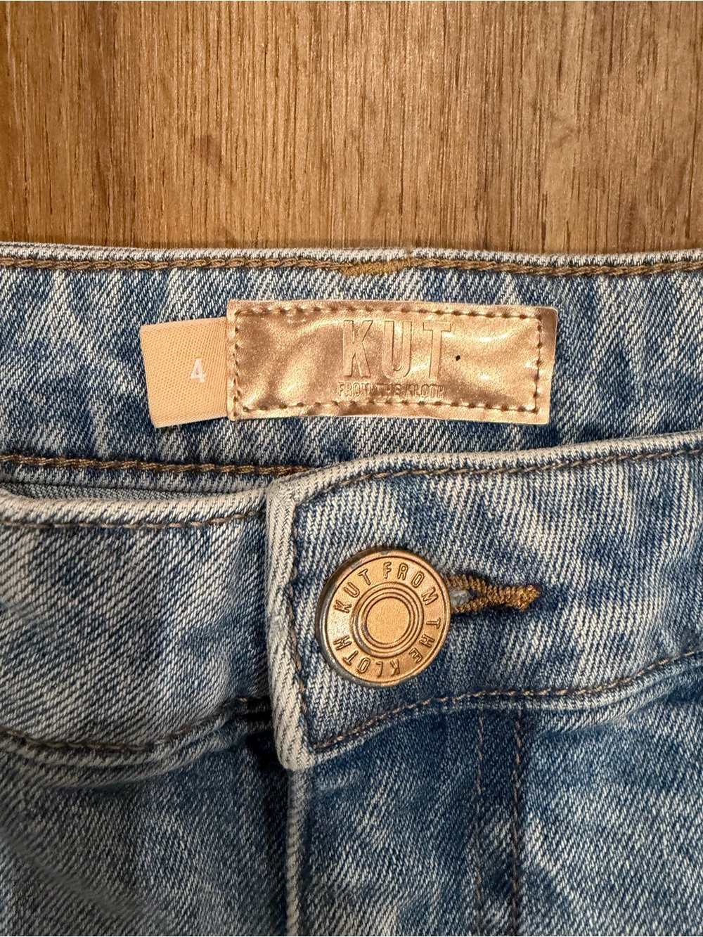 Kut from the Kloth Jane High-Rise Denim Shorts